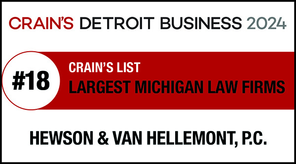 Crain's Detroit Business 2024 Largest Michigan Law Firms #18